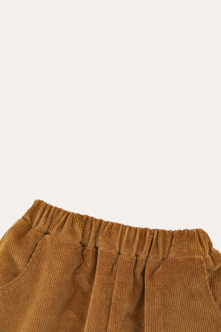 Pumpkin Corduroy Trousers | Potters Clay