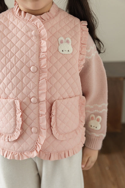 Bunny Gilet | Pink