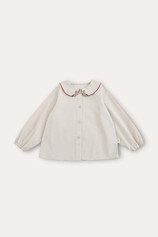 Bebe Bear Blouse | Beige