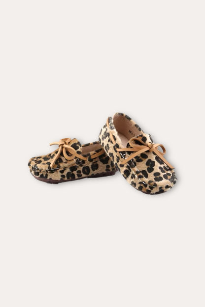 Leopard Loafers | Brown