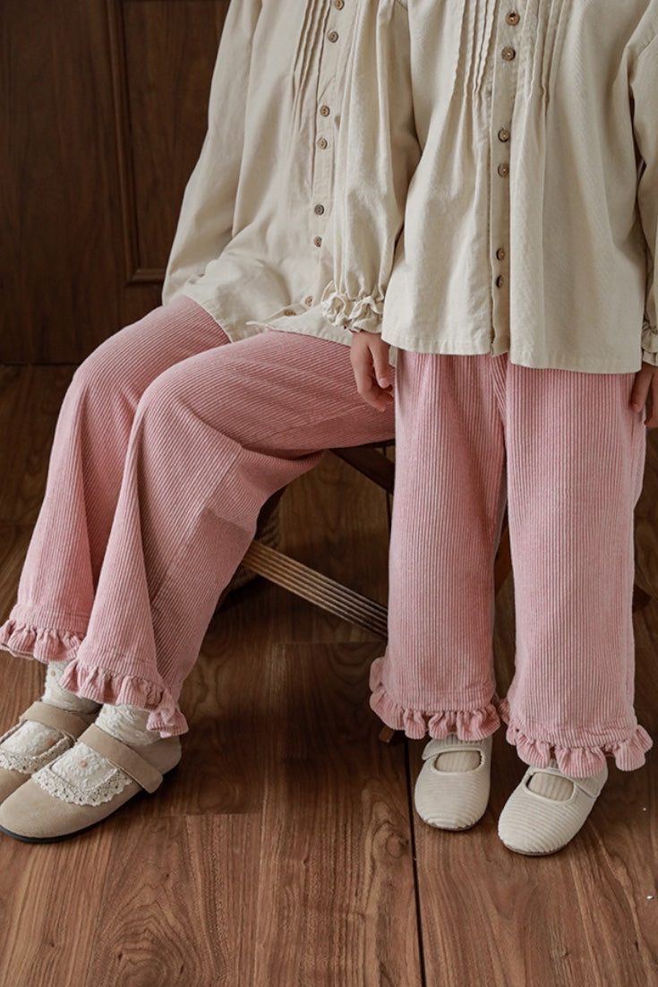 Alva Corduroy Trousers | Pink