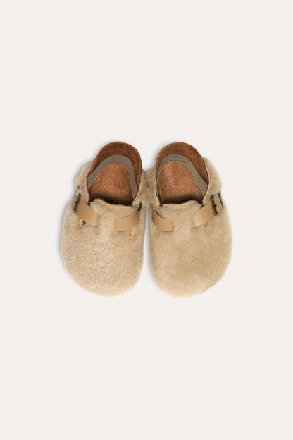 Teddy Sandals | Brown