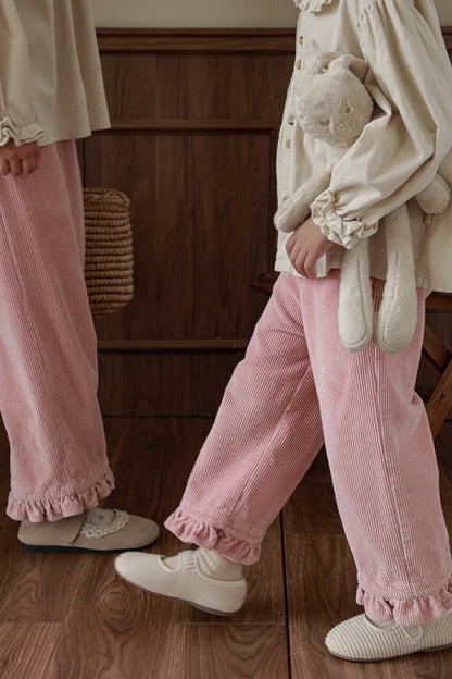 Alva Corduroy Trousers | Pink