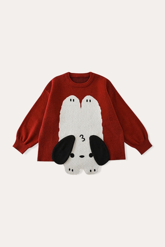 Puppy Sweater | Red