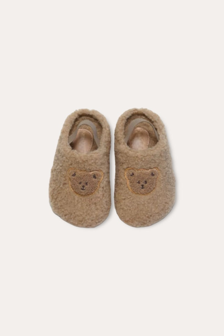 Teddy Bear Sandals | Hazelnut