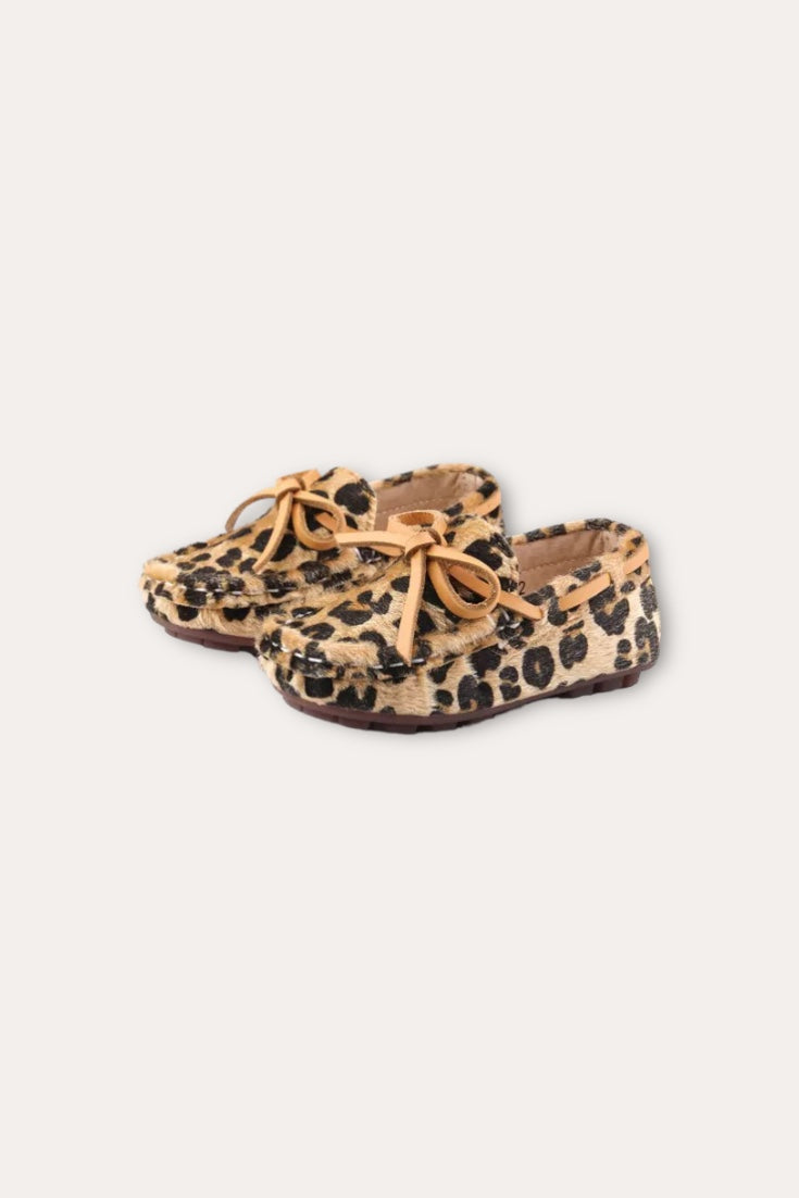 Leopard Loafers | Brown