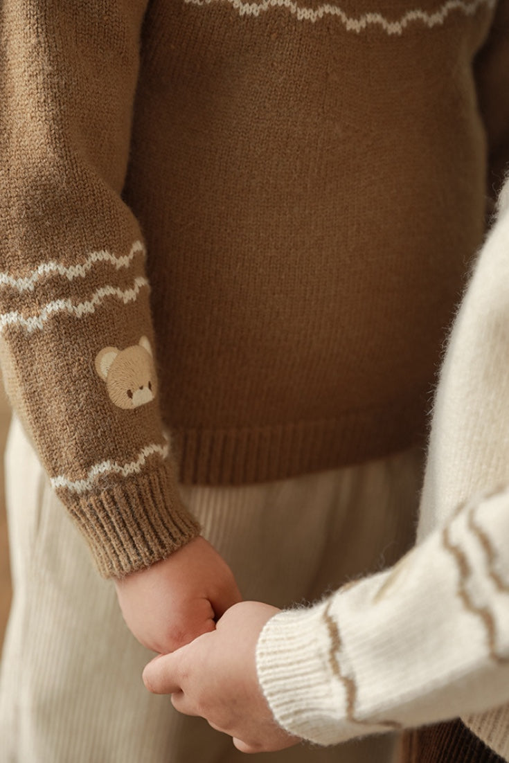 Teddy Bear Sweater | Khaki