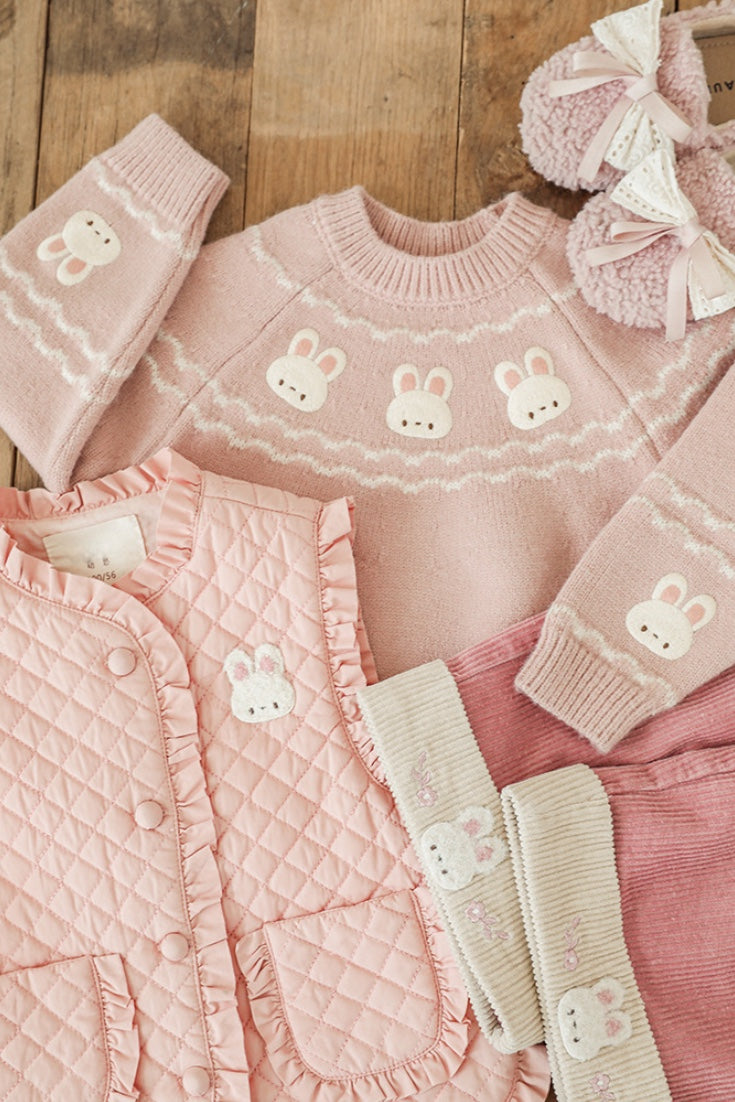 Bunny Gilet | Pink