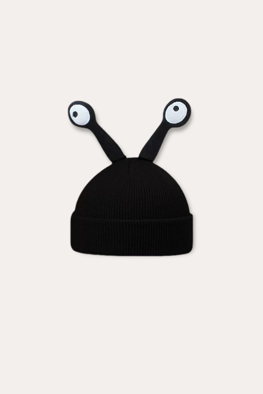 Eye Tentacles Knitted Hat | Black