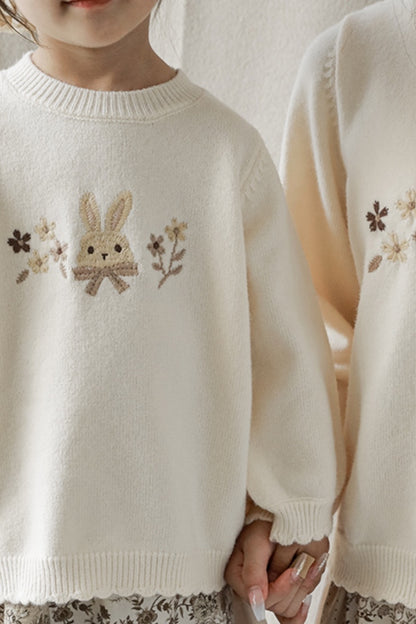 Bunny Haven Sweater | Beige
