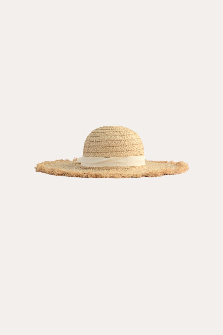 Valoni Straw Hat | White