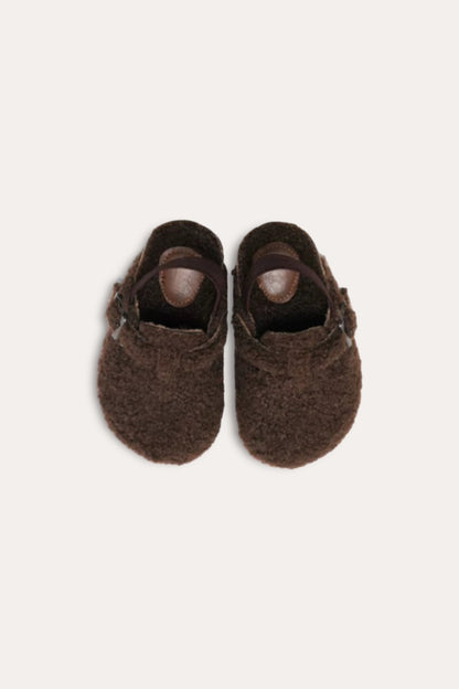 Teddy Sandals | Brown