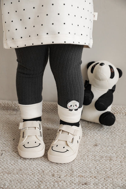 Panda Leggings | Dark Gray