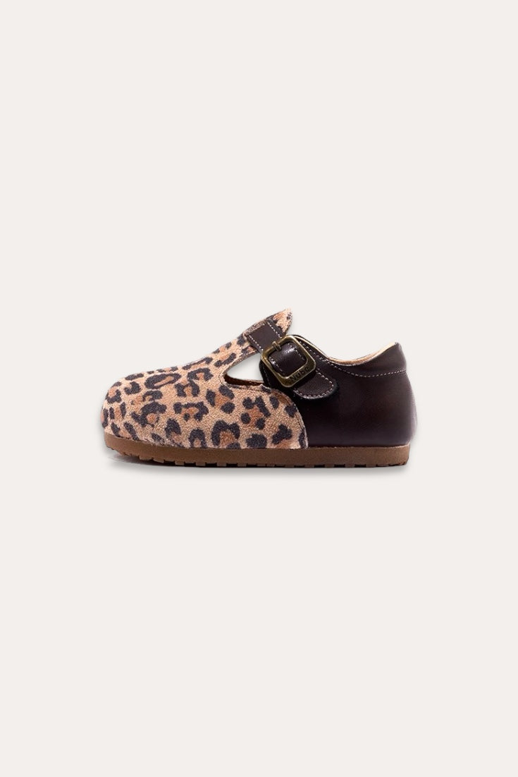 Leopard Sandals | Brown