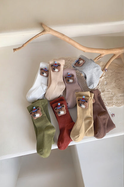 Teddy Bear Tights | Khaki