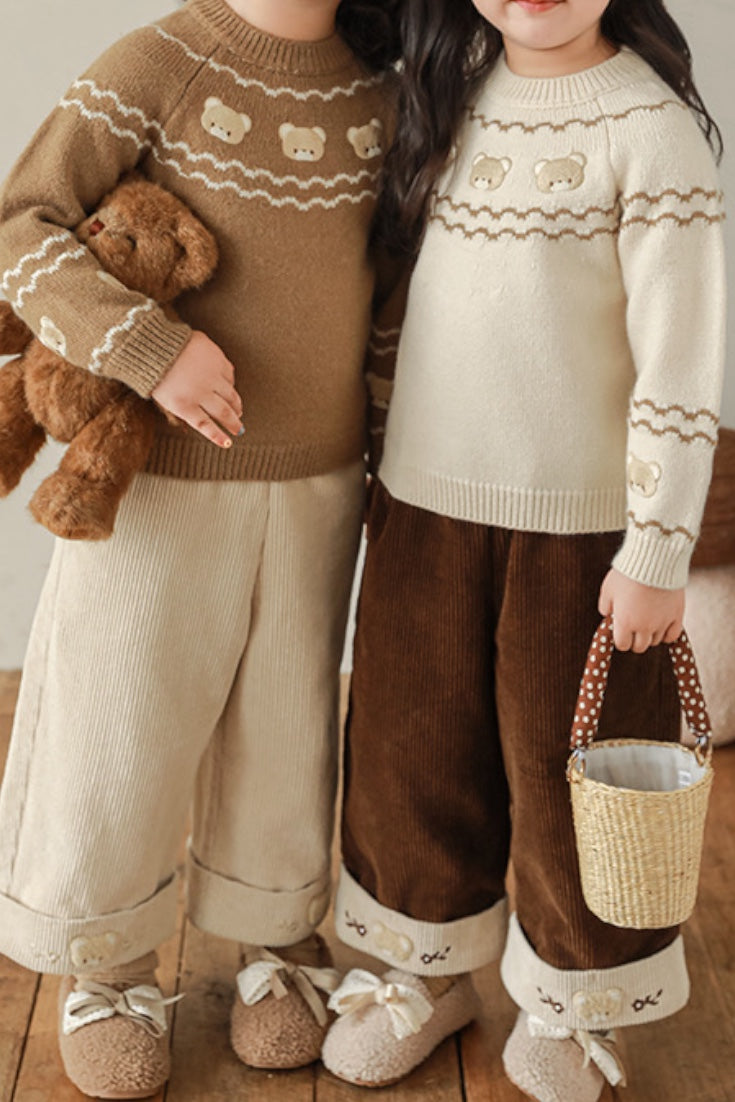 Teddy Bear Sweater | Beige