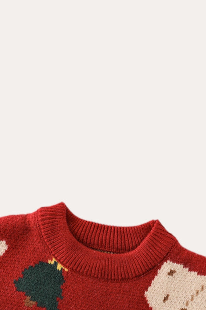 Bear Sweater | Red