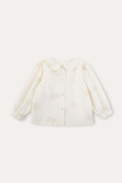 Teddy Bear Blouse | Beige