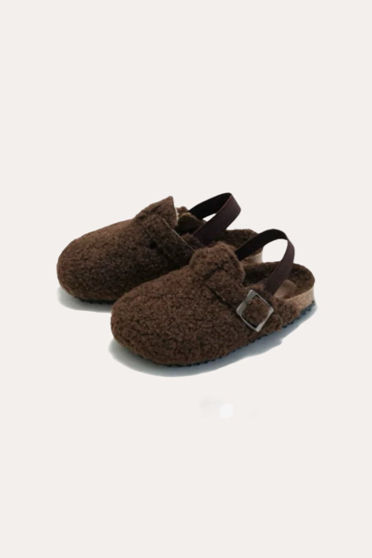 Teddy Sandals | Brown