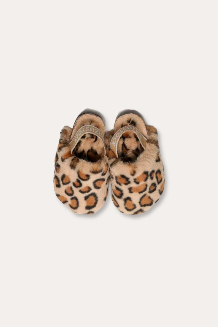 Leopard Teddy Sandals | Sorrell Brown