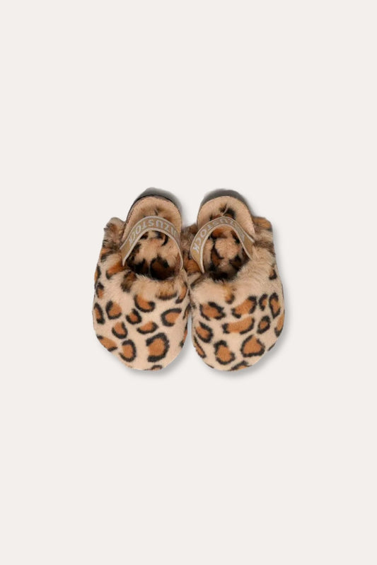 Leopard Teddy Sandals | Sorrell Brown