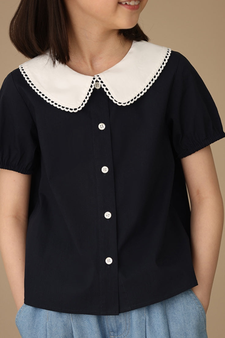 Poda Blouse | Navy