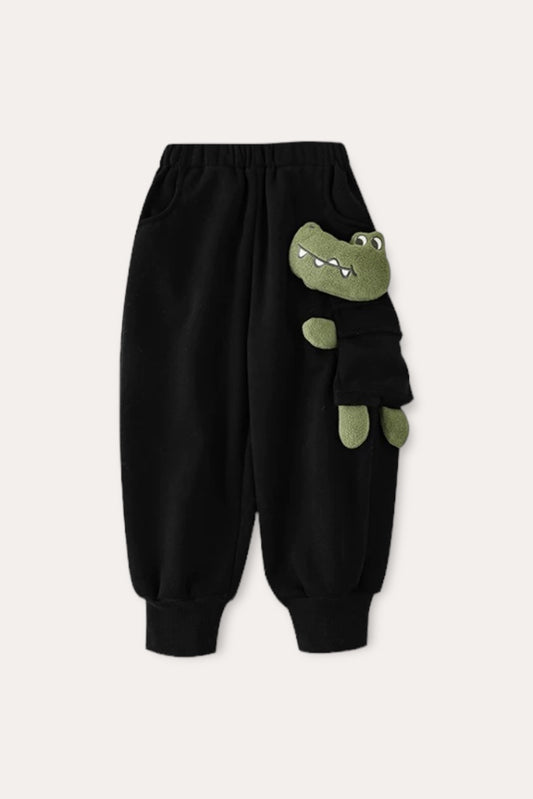 Crocodile Sweatpants | Blackberry