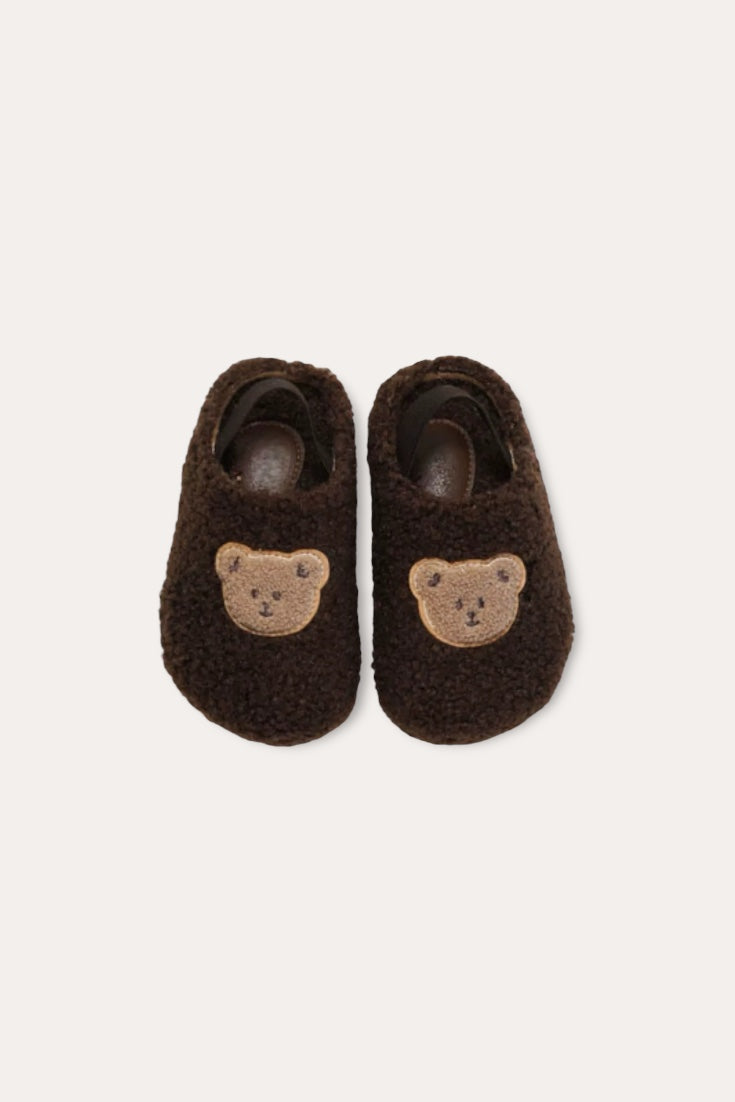 Teddy Bear Sandals | Hazelnut