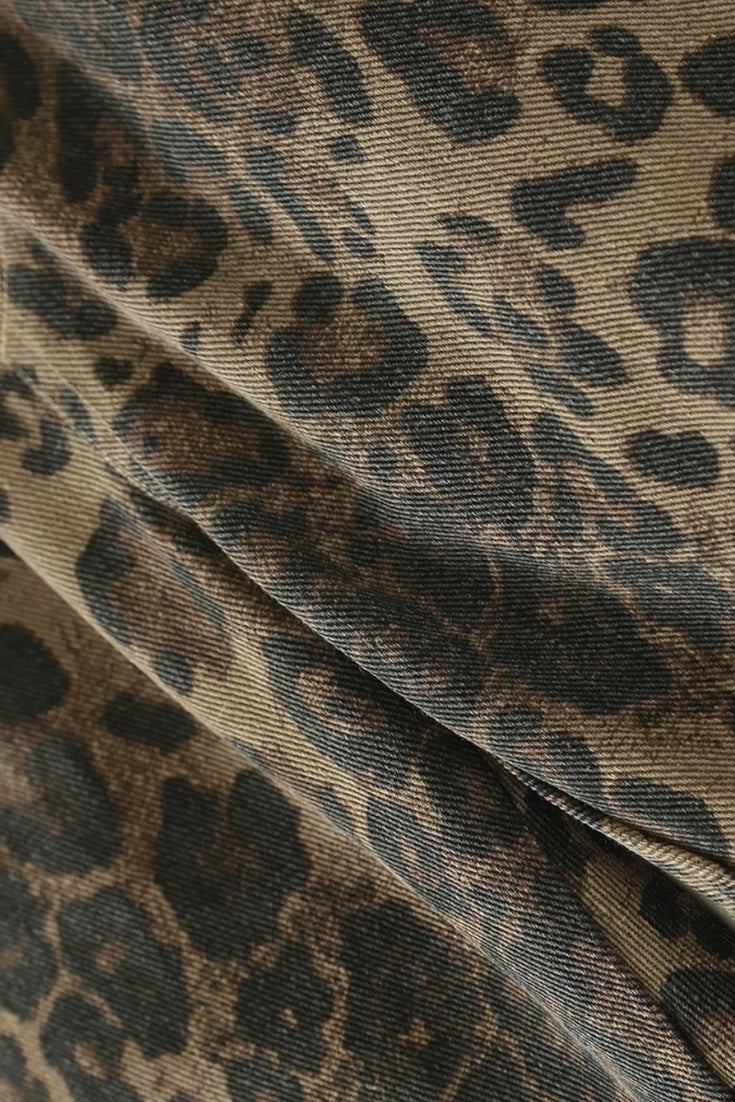 Leopard Trousers | Brown