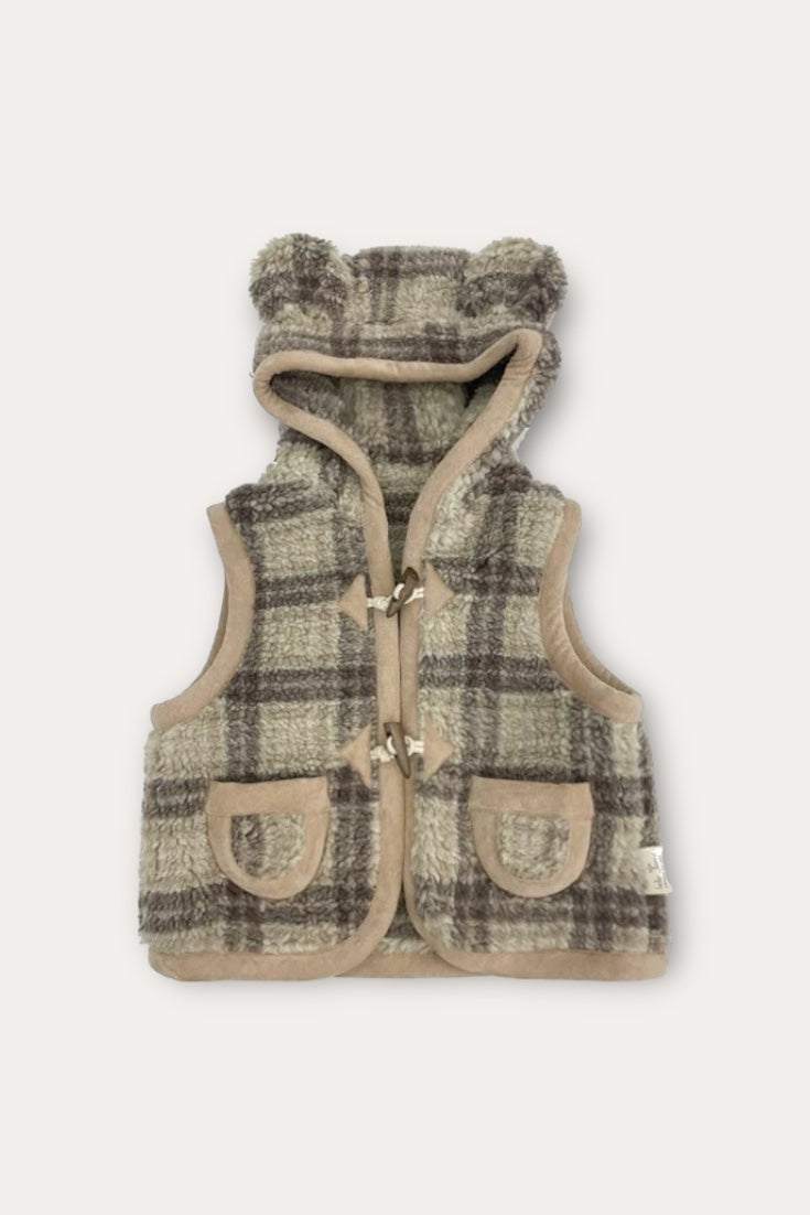 Leopard Gilet | Brown