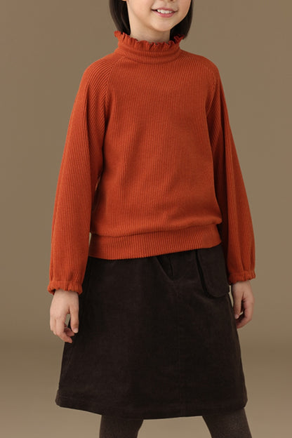 Shini Corduroy Shirt | Orange