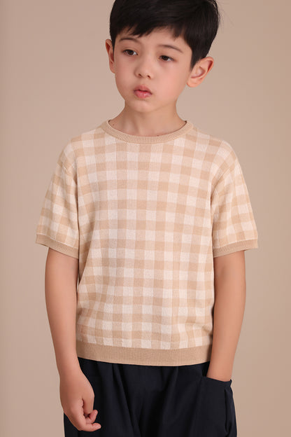 Sander T-shirt | Caramel