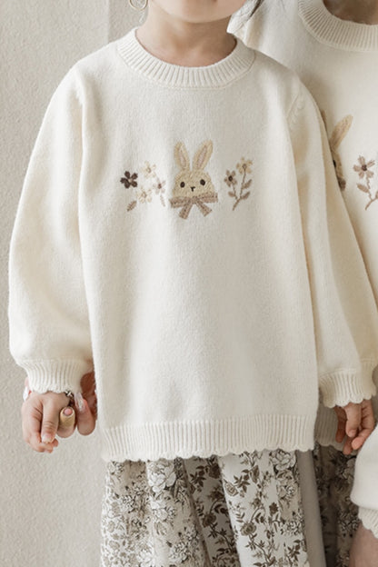 Bunny Haven Sweater | Beige