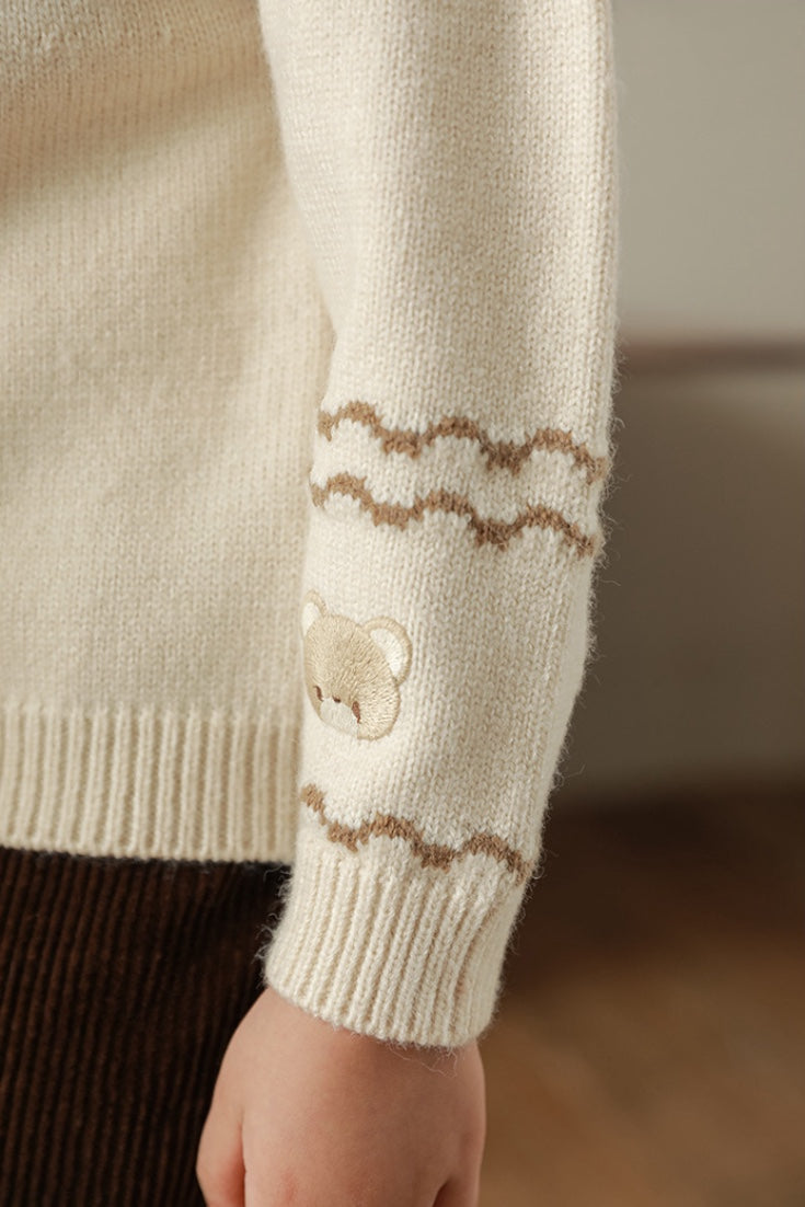 Teddy Bear Sweater | Beige