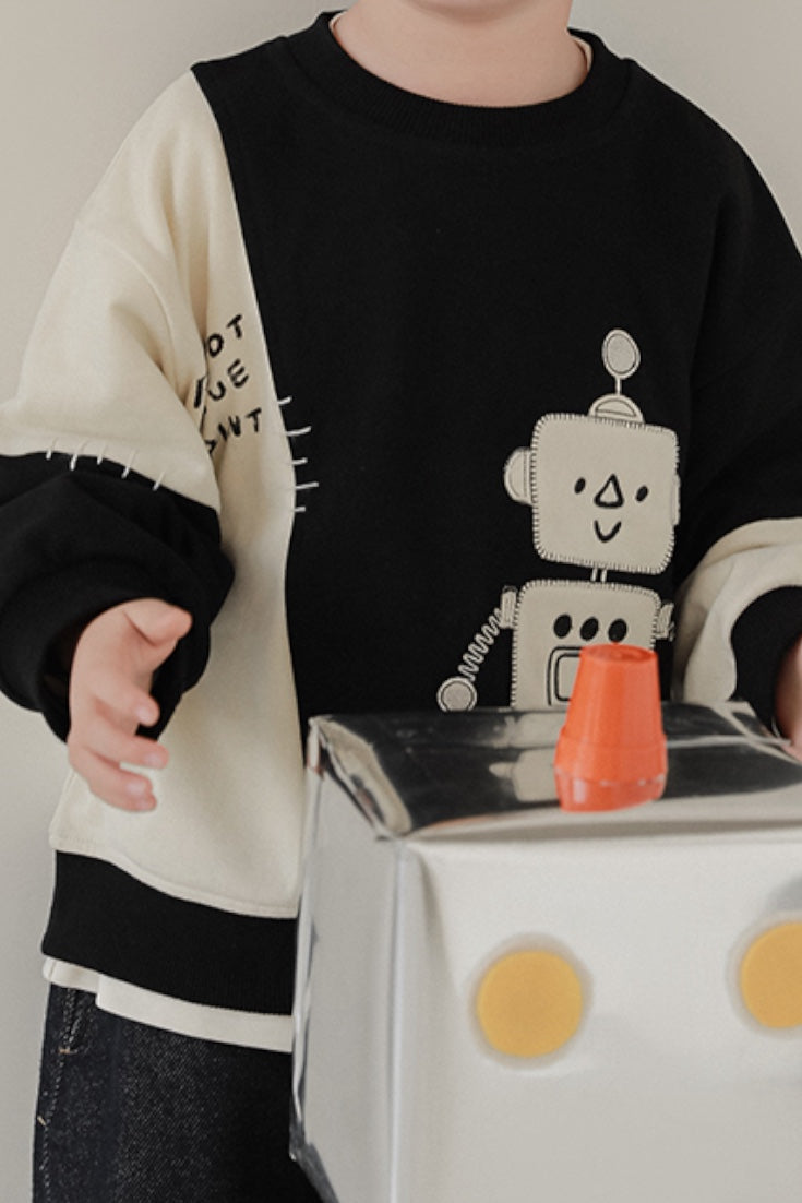 Robot Sweatshirt | Black