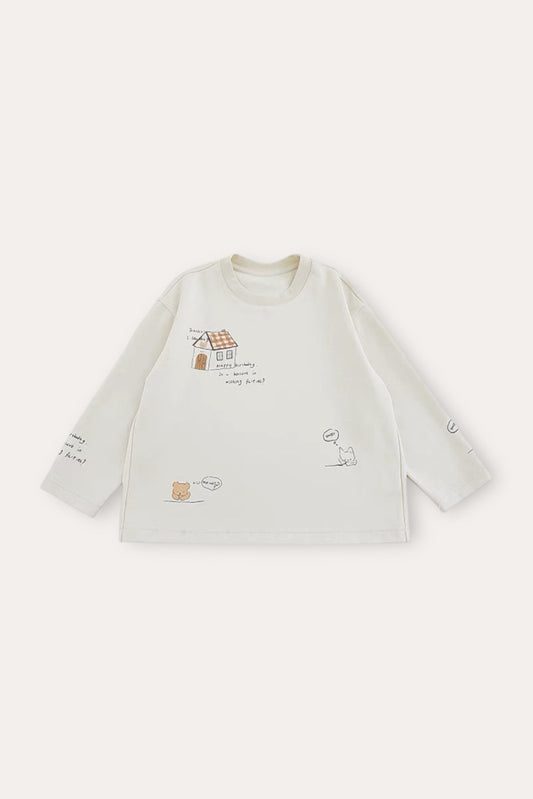 Mori Bear Shirt | Beige