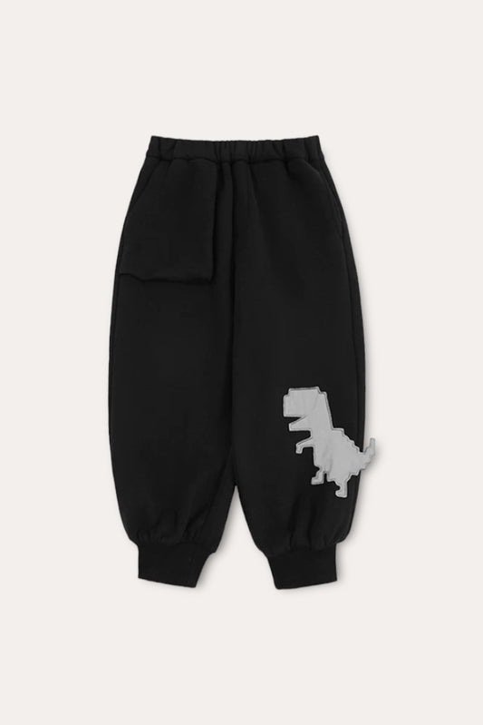 Dinosaur Sweatpants | Black