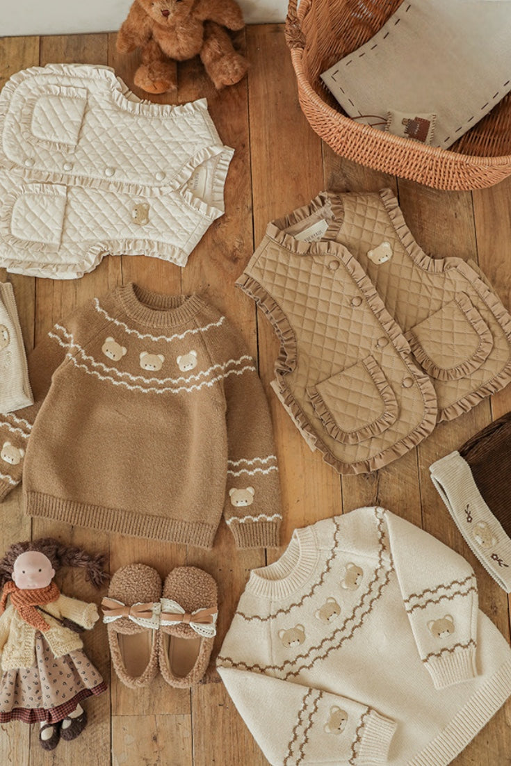 Teddy Bear Sweater | Beige