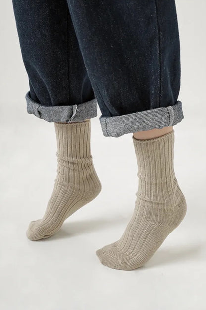 Bethine Socks | Pale Oyster