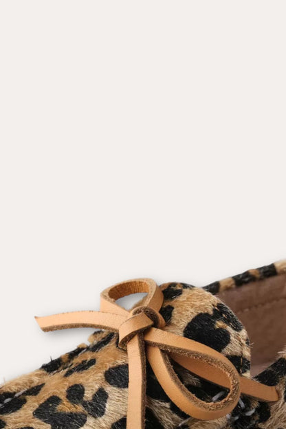 Leopard Loafers | Brown