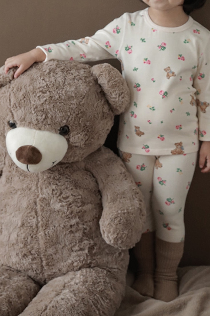 Romantic Bear Pyjamas | Beige
