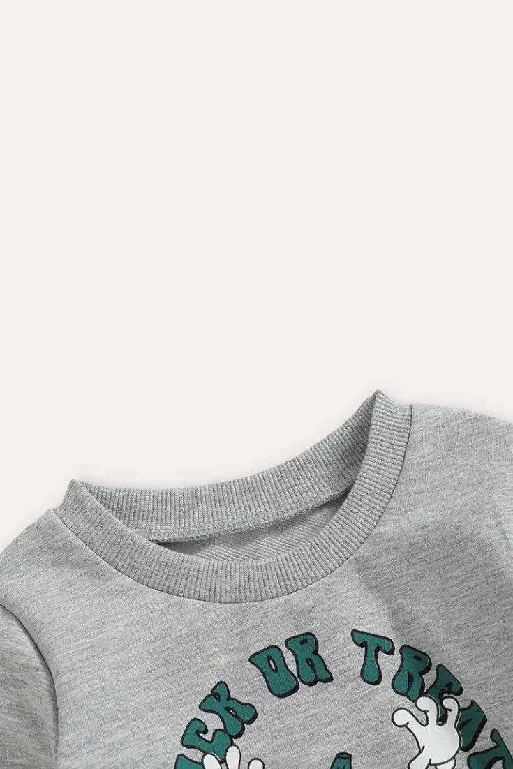 Trick Or Trick Sweatshirt | Gray