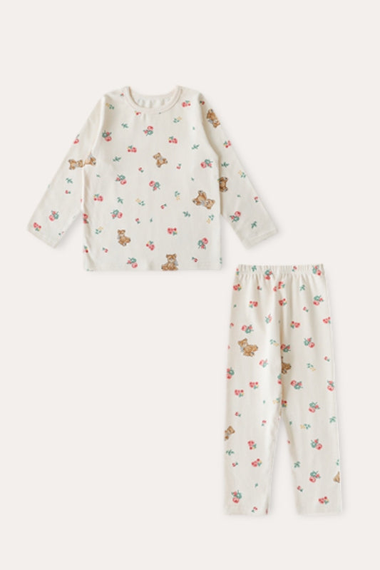 Romantic Bear Pyjamas | Beige