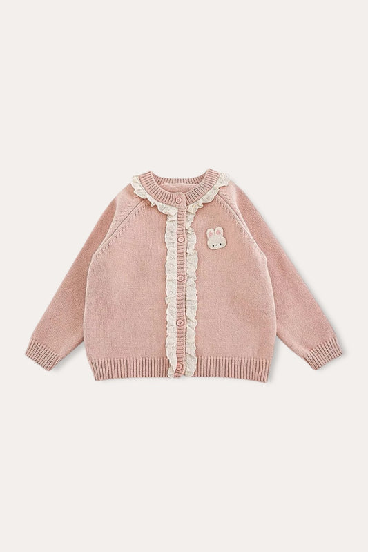 Bunny Cardigan | Pink