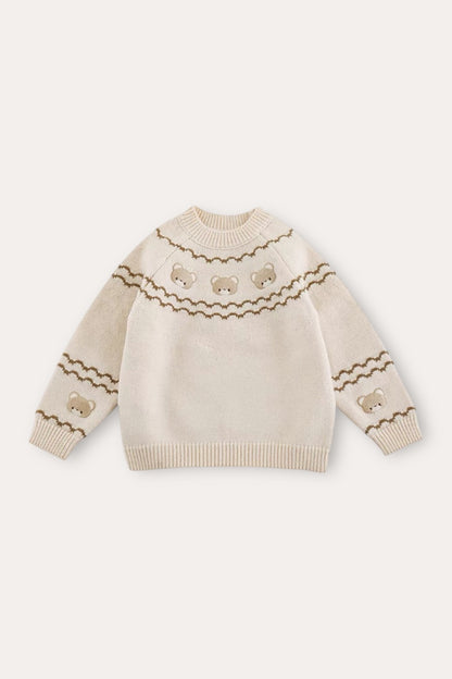 Teddy Bear Sweater | Beige