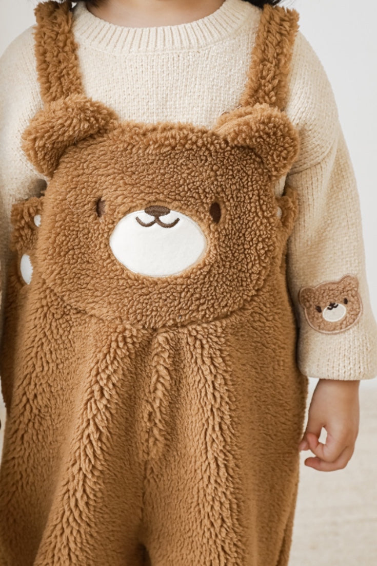 Teddy Bear Jumpsuit | Brown