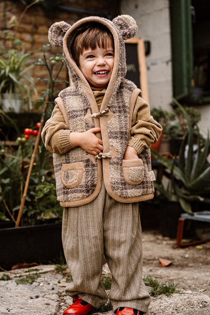 Leopard Gilet | Brown