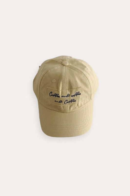 Embroidered Twill Cap | Khaki