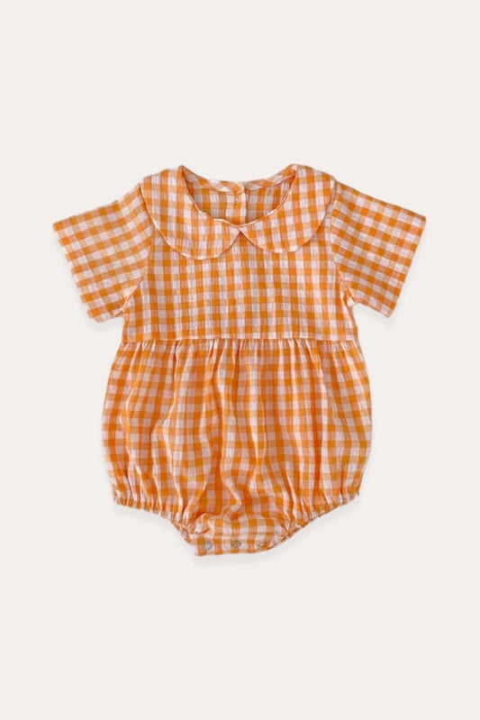 Lane Romper | Orange