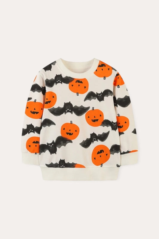 Pumpkin Sweatshirt | Beige